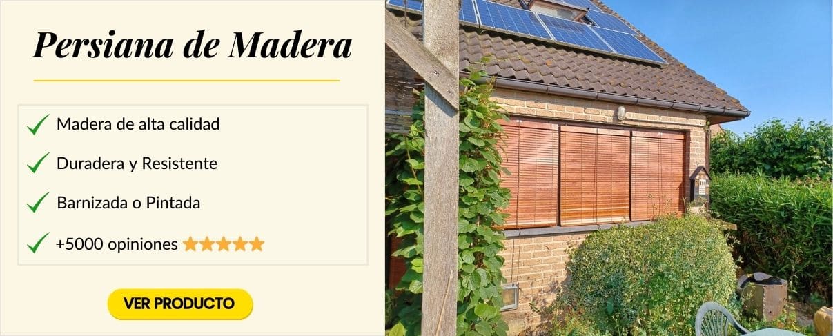 Persiana de Madera Alicantina